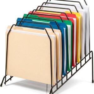 Large 8-Compartment Tiered Wire Organizer
