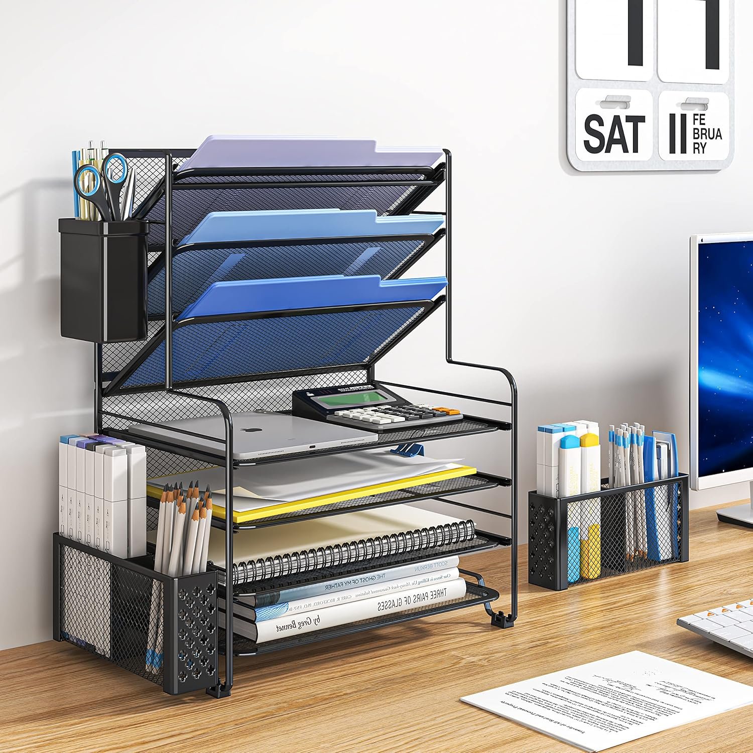 7-Tier Desktop File Organizer - Image 2