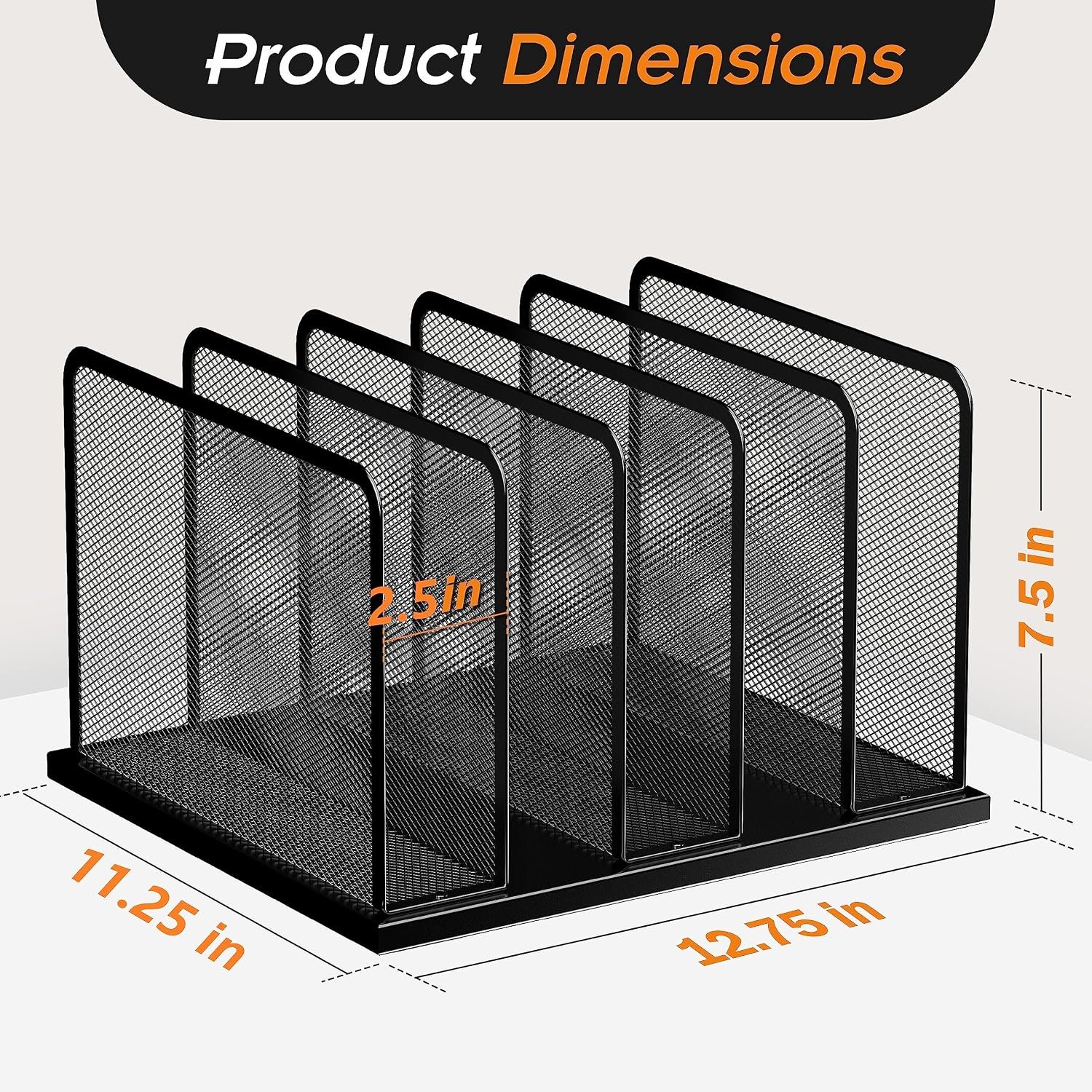 Vertical Grid Desktop File Organizer - Image 2